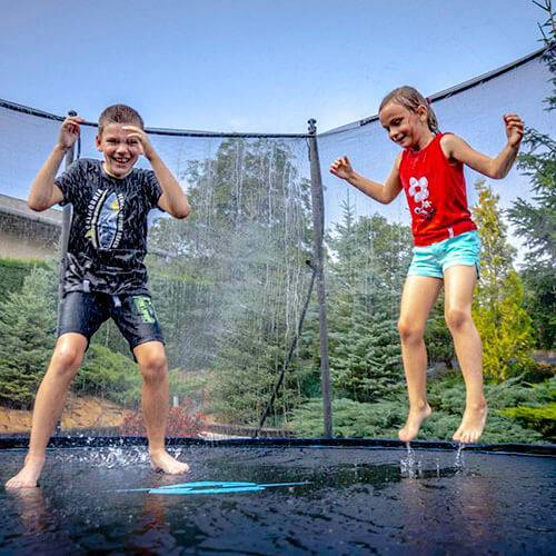 Батут Pro Thunder 312 см, внешняя сетка, синий – надёжная безопасность и интенсивное веселье для всей семьи [3]