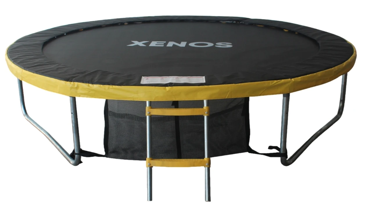 Trambulină Xenos XT-8FT 244 cm Yellow – trambulină colorată pentru joacă activă [4]