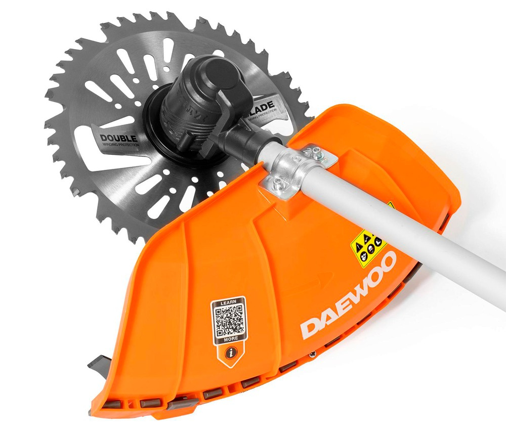 Trimmer cu acumulator DAEWOO DABC 4242Li SET (2×21V, 2×5Ah, Motor Brushless, Fir 42 cm, Cuțit 25,5 cm, 2 Acumulatori + Încărcător) [7]