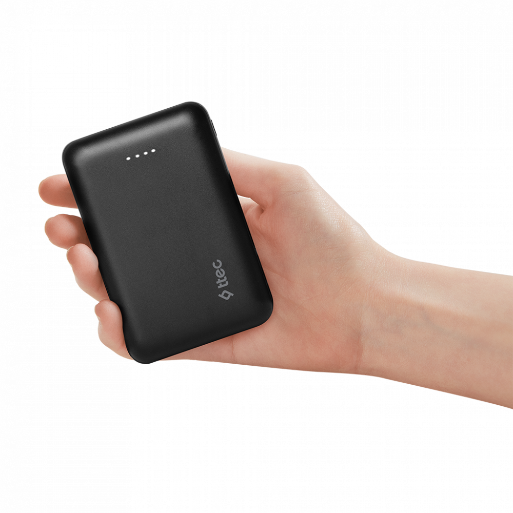 ttec Powerbank 10.000 mAh Duo ReCharger USB-C Input/Output, Black [6]