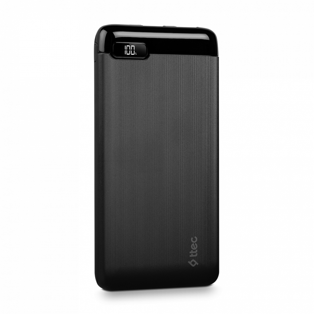 ttec Powerbank 20.000 mAh LCD Power Slim, Black [3]