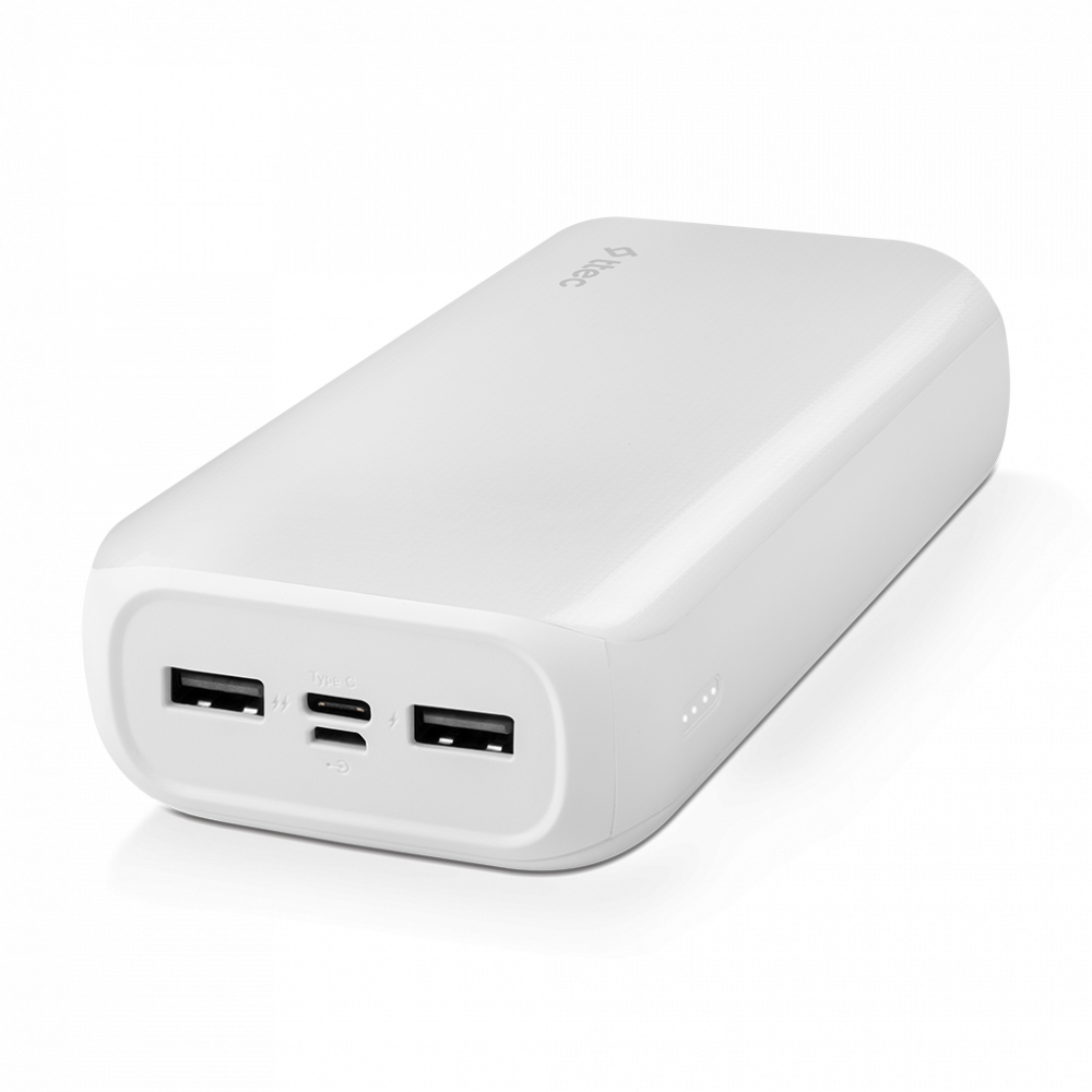 ttec Powerbank 30.000 mAh ReCharger Ultra, White [2]