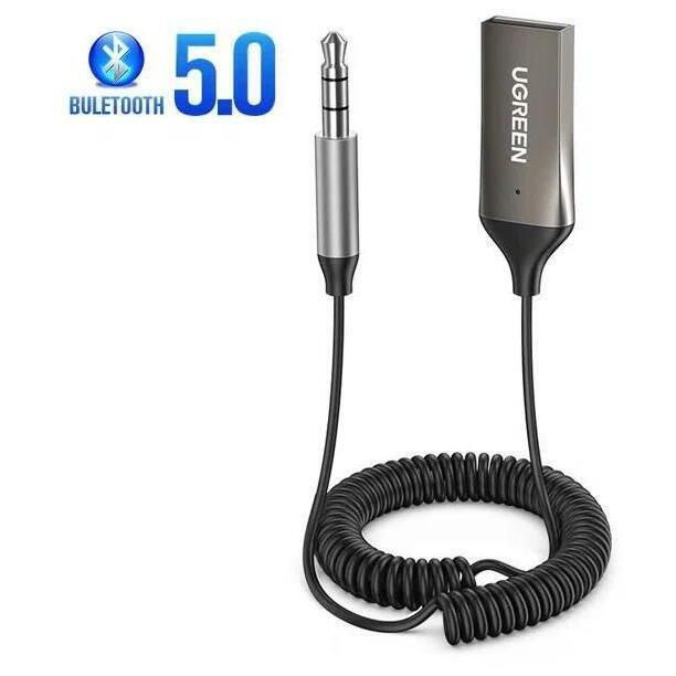 Адаптер аудио UGREEN Bluetooth V5.0 Receiver CM309 USB-A & 3.5mm, Черный [4]