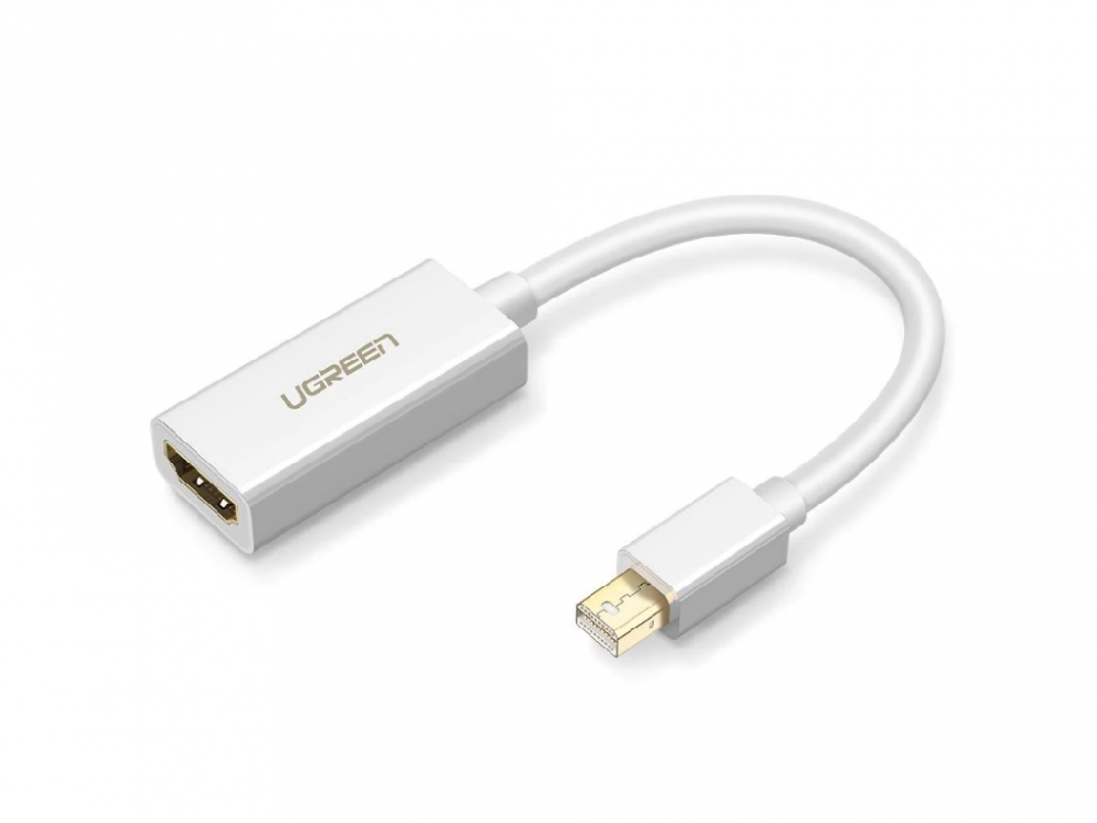 UGREEN Cable Mini DisplayPort to HDMI 1080p, 2m MD101, White [3]