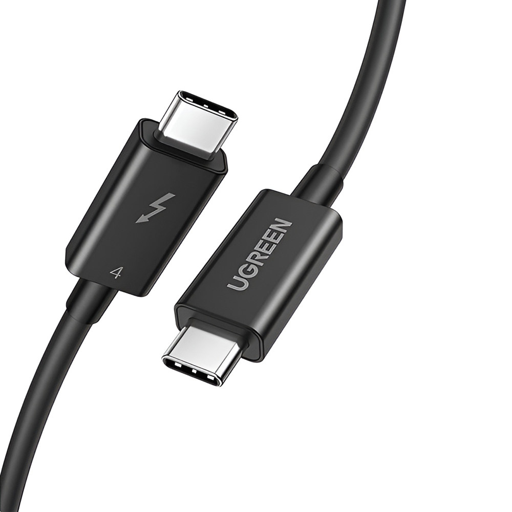Кабель UGREEN Type-C – Type-C Thunderbolt 4, 0.8 м – Молниеносная скорость и мощная зарядка в одном решении [2]