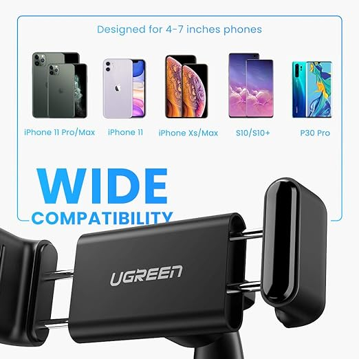 UGREEN Car Holder Dashboard 360 Degree Rotation,LP189, Black [3]