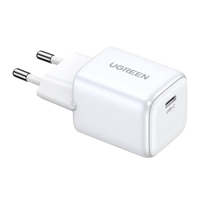UGREEN GaN Nexode Quick Charger 1xType-C 30W, CD319, White [6]