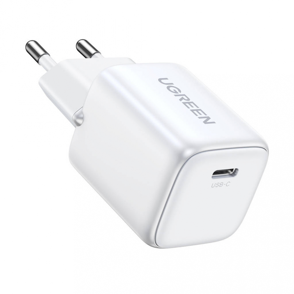 UGREEN GaN Nexode Quick Charger 1xType-C 30W, CD319, White [1]