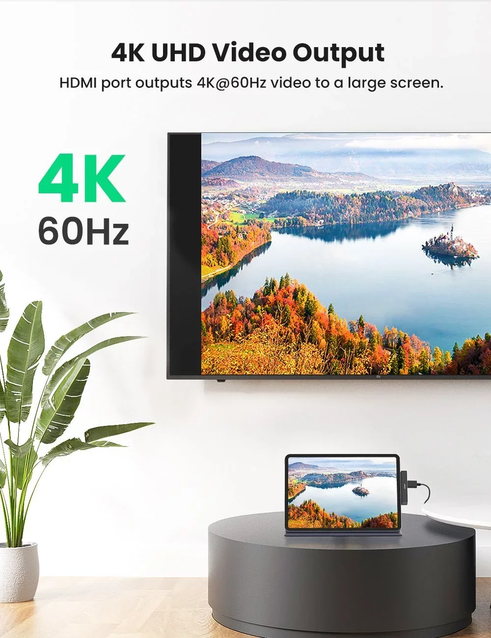UGREEN HUB 5in1 USB-C Multifunction Adapter for iPad Pro CM317, Silver [4]
