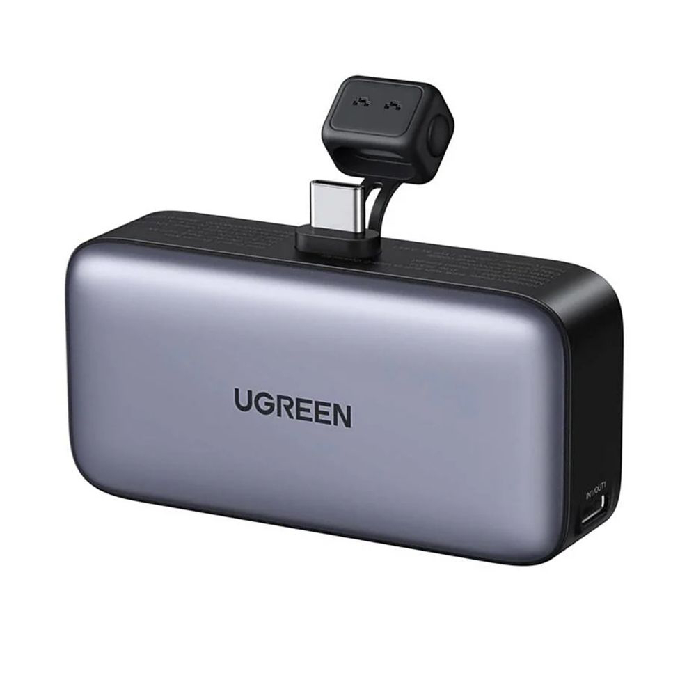 UGREEN Power Bank Nexode Mini with Foldable Stand 5000mAh, 22,5W, Grey [1]