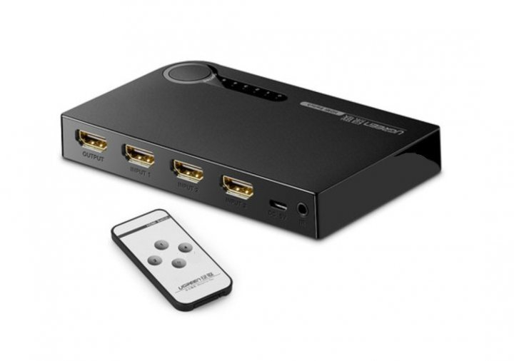 UGREEN Switch 4K HDMI 3 in 1, Black [1]