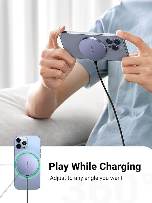 UGREEN Wireless Charger Magnetic 15W CD245, Black [5]
