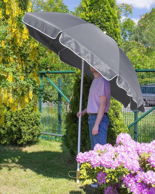 Umbrelă pliabilă Jumi pentru plajă și grădină, 240 cm, cu protecție UV [2]