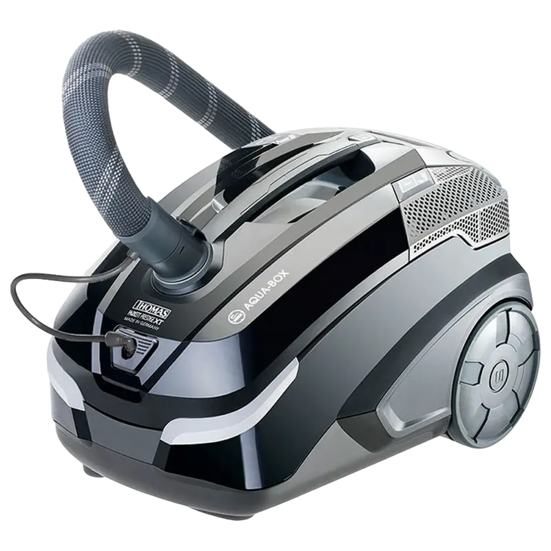 Vacuum Cleaner THOMAS Parkett Prestige XT, 1700W Power output, 325W suction power, 1.8l  bag capacity, Normal/Carpet brush, crevice nozzle, 2 wet  and  Aqua Stealth nozzles,  CleanLight, parquette brush, furniture brush,  black grey [2]