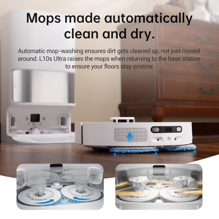 Vacuum Robot Cleaner Dreame L10s Ultra, White [9]