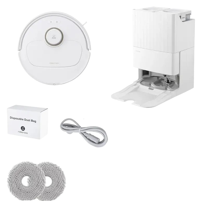 Vacuum Robot Cleaner Roborock Q Revo Pro, White [2]