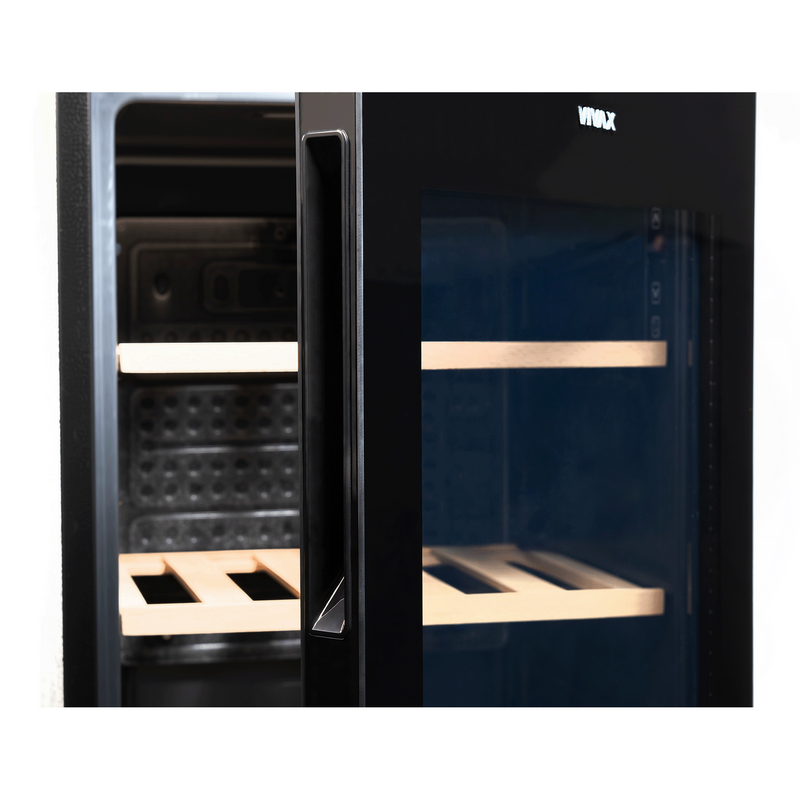 Vitrină / Dulap pentru vin Vivax CW-094S30 GB (94L, 30 sticle, Lemn, Clasa G, Negru) [2]