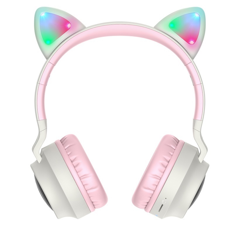 W27 Cat ear wireless headphones grey [2]