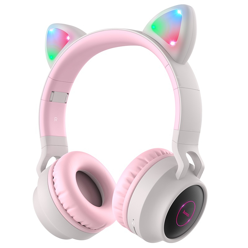 W27 Cat ear wireless headphones grey [3]