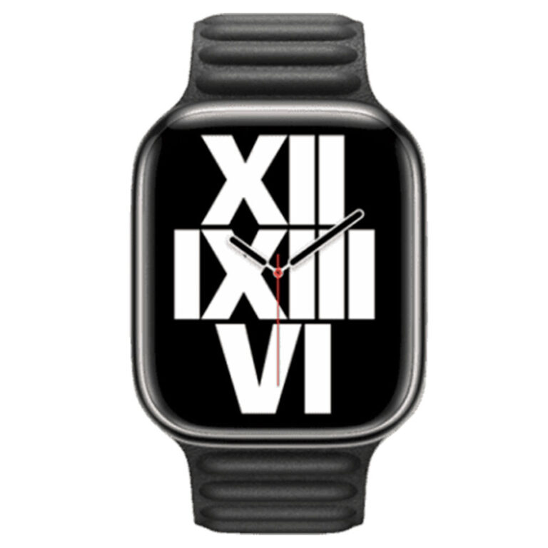 Магнитный кожаный ремешок WA23 Original Series для Apple Watch (42/44/45/49 мм) – Черный [3]