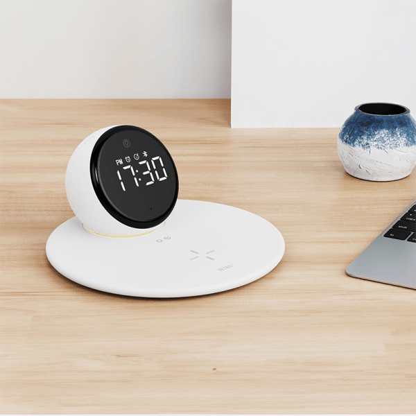 Wi-W017 Difuzor Bluetooth & Ceas & Încărcător Wireless [3]