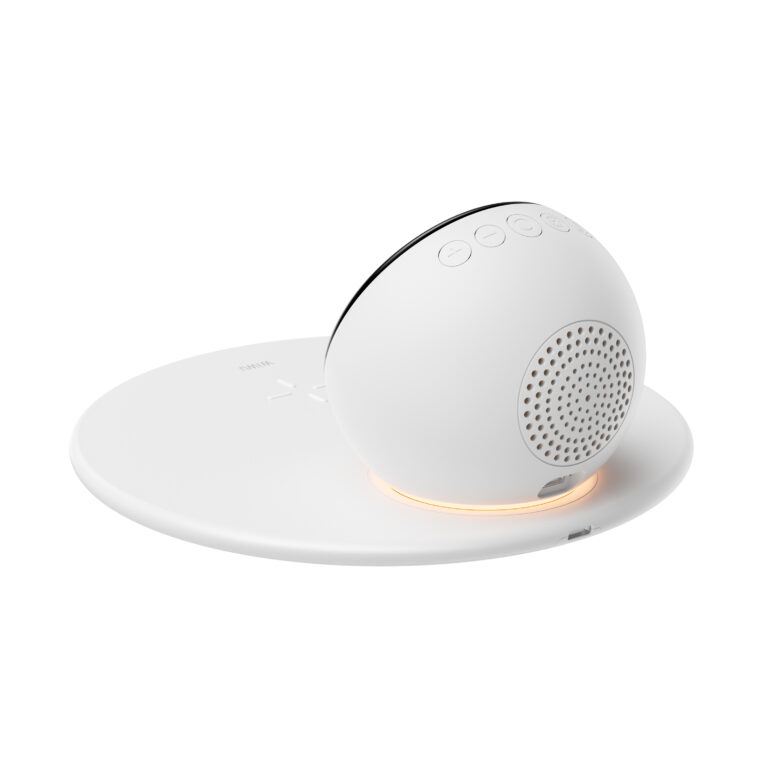 Wi-W017 Difuzor Bluetooth & Ceas & Încărcător Wireless [2]