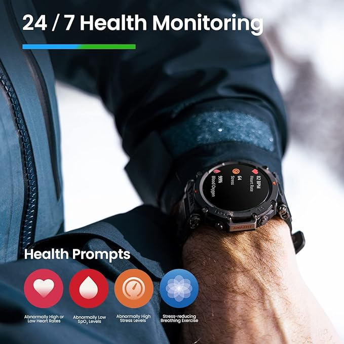 Умные часы Xiaomi Amazfit T-Rex Ultra, Abyss Black – Максимальная прочность и передовые технологии для экстремальных приключений [5]
