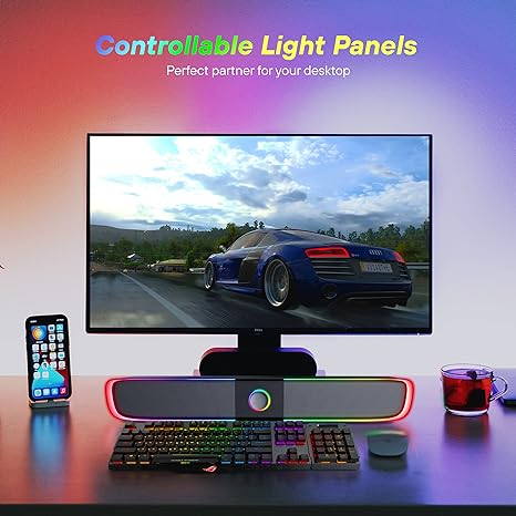Xtrike Me Speaker SK-600 wired 2.0 Stereo RGB Touch control 3 Watt x 2 [2]