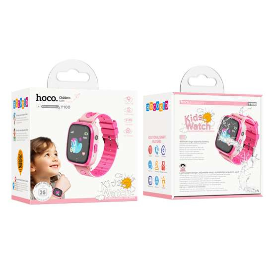 Y100 children watch with call function pink [3]