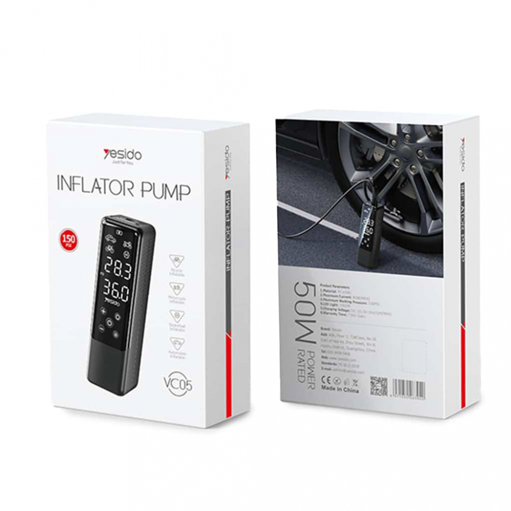 Многофункциональный компрессор Yesido Air Pump VC05 – Быстрое и эффективное решение для любой ситуации! [5]