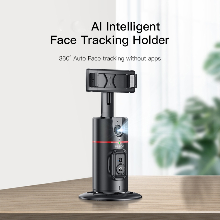 Yesido Auto Face Tracking Tripod 360 Removable Design With Remote Controller Selfie Stick Holder (SF16), Black [2]