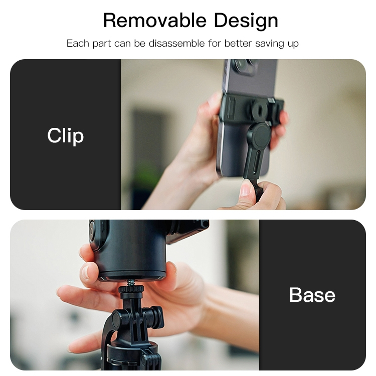 Yesido Auto Face Tracking Tripod 360 Removable Design With Remote Controller Selfie Stick Holder (SF16), Black [8]