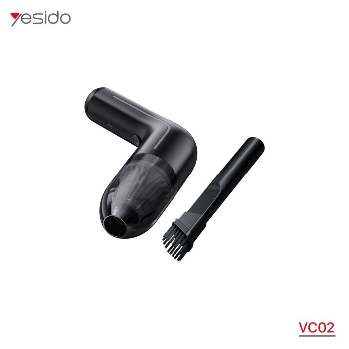 Aspirator Auto Yesido VC02 6000PA, Negru – Putere Compactă pentru Curățenie Rapidă [2]