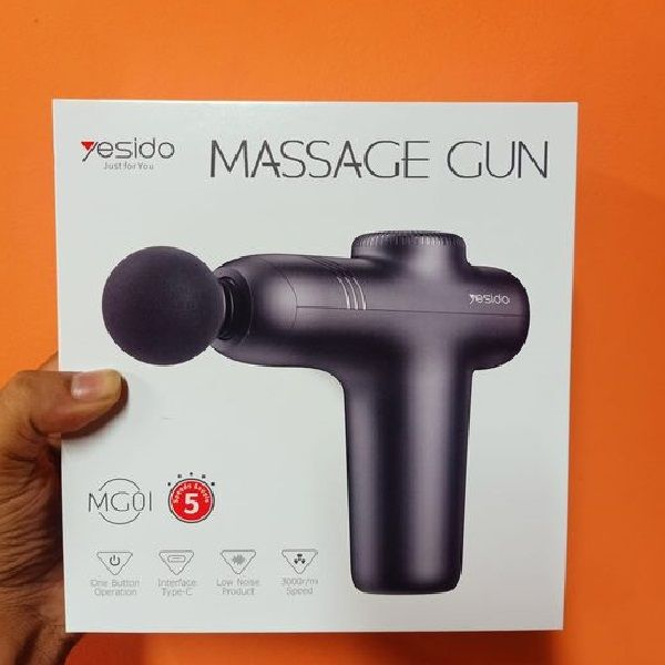 Yesido Head And Shoulder Massager Gun MG01, Black [2]