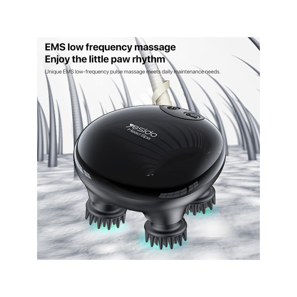 Yesido Head Massager MG04, Black [5]