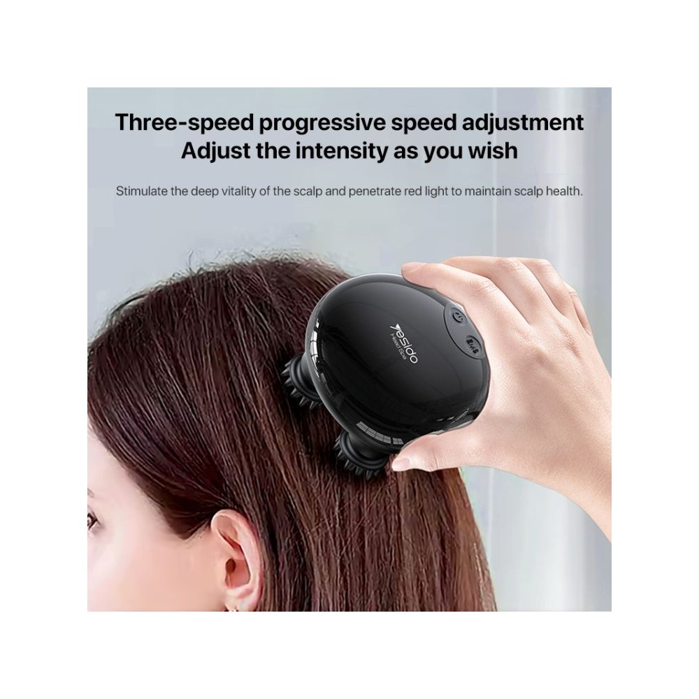 Yesido Head Massager MG04, Black [7]