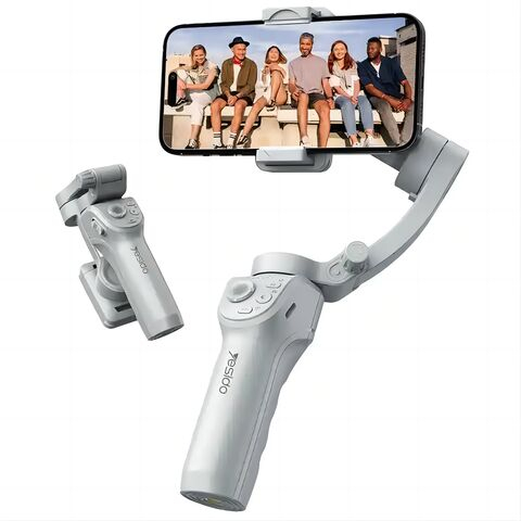 Yesido Phone Gimbal Stabilizer 360 Ai Auto Face Tracking (SF18), White [2]