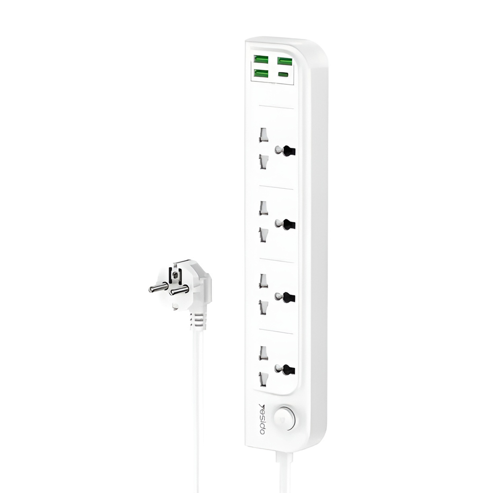 Yesido Power Socket 2M – Încărcare simultană eficientă pentru toate dispozitivele tale [1]
