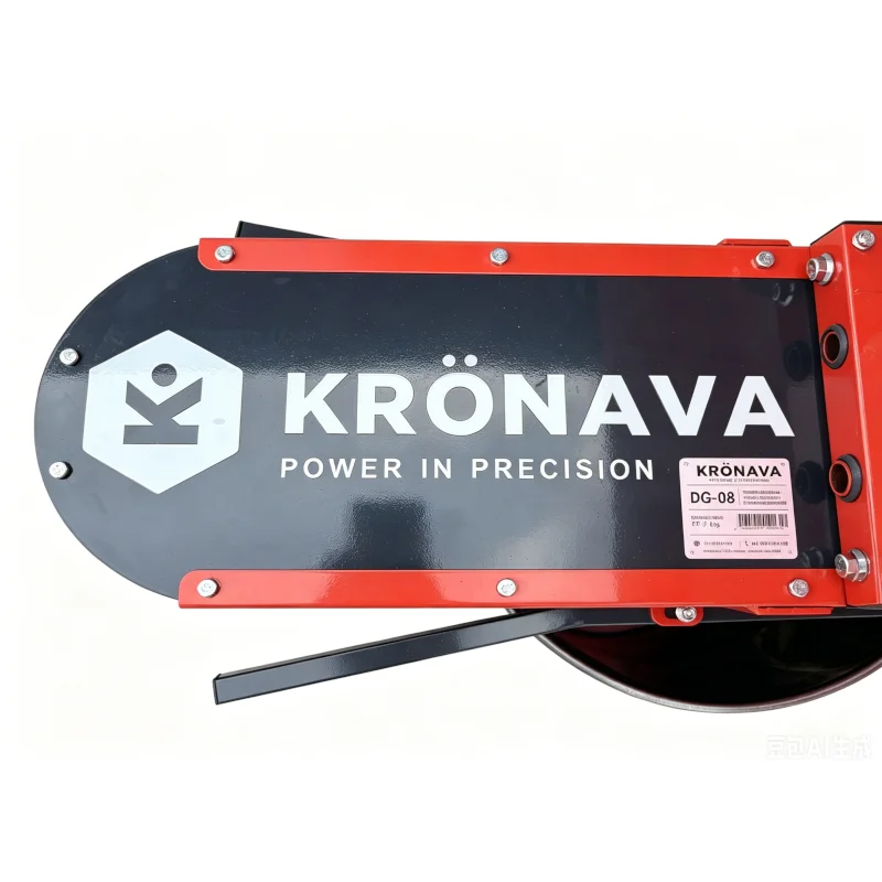 Zdrobitor manual pentru struguri cu desciorchinător Kronava DG-08 (300 kg/h, Cuvă 20L, Role tehnopolimer alimentar) [4]