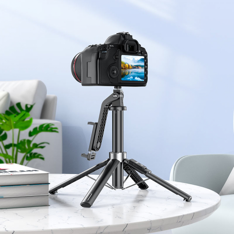 K21 Stream – Suport profesional pentru live streaming, fotografie și selfie-uri, cu înălțime reglabilă și telecomandă Bluetooth [2]