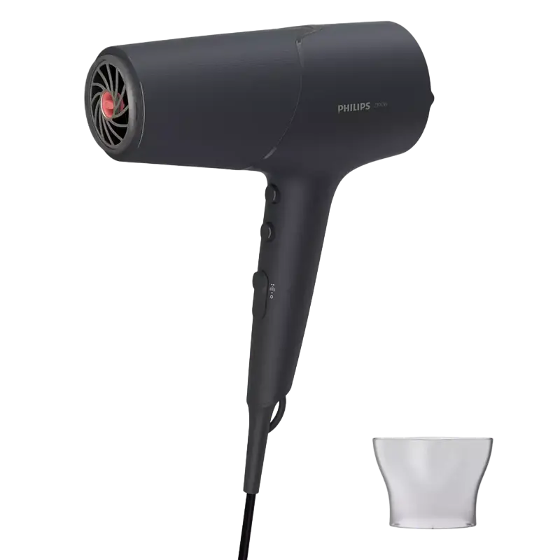 Electrocasnice - Uscător de păr Philips BHD504/00, 2100 W, Negru