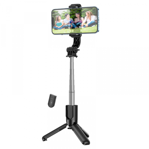 Accesorii GSM - K17 Figure – Suport mini portabil pentru live streaming, fotografie și selfie-uri, cu Bluetooth și design ultra-compact