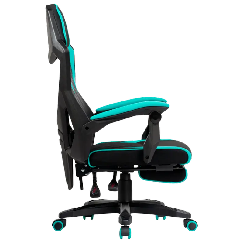 Игровое кресло Lumi CH09-12, Ткань, Чёрный | Синий [1]