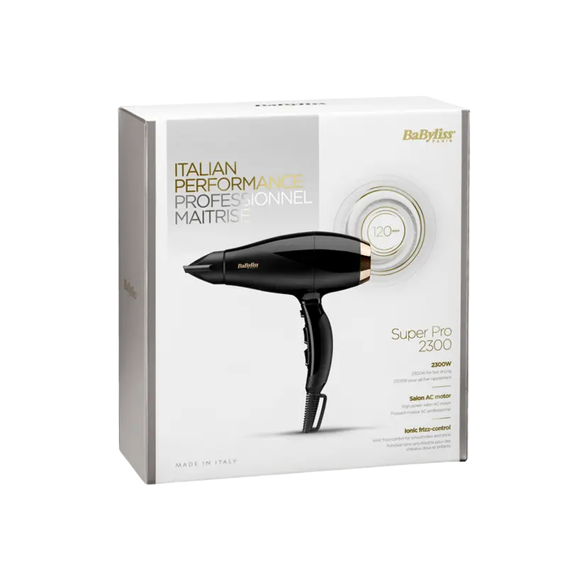Фен BaByliss Super Pro 6714E, 2300 Вт, черный [1]