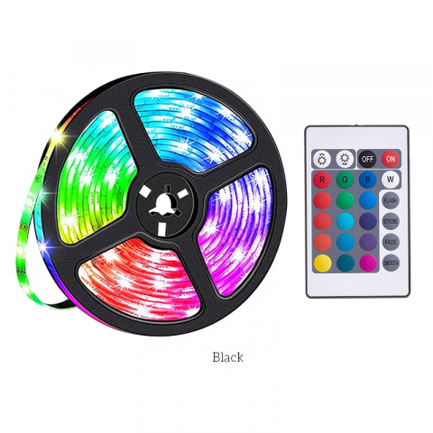 Casa și grădina - DL30 Banda LED USB colorată – Iluminare vibrantă și control facil