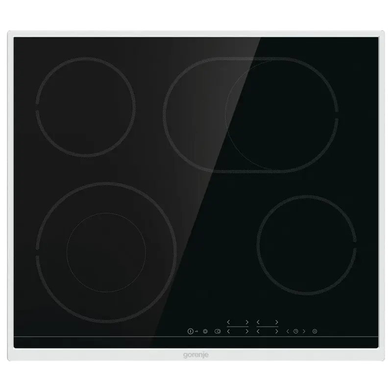 Electrocasnice - Plită Electrică Incorporabilă Gorenje ECT643BX, Vitroceramică Neagră cu Zonă Ovală și Control Tactil