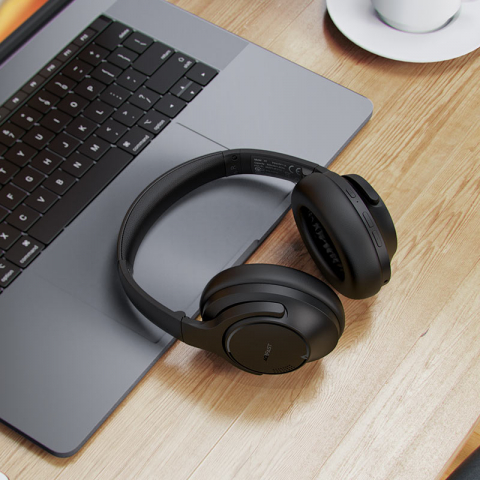 Căști Bluetooth H1 cu Anulare Activă Hibridă a Zgomotului – Tehnologie de Top și Sunet Imersiv [5]