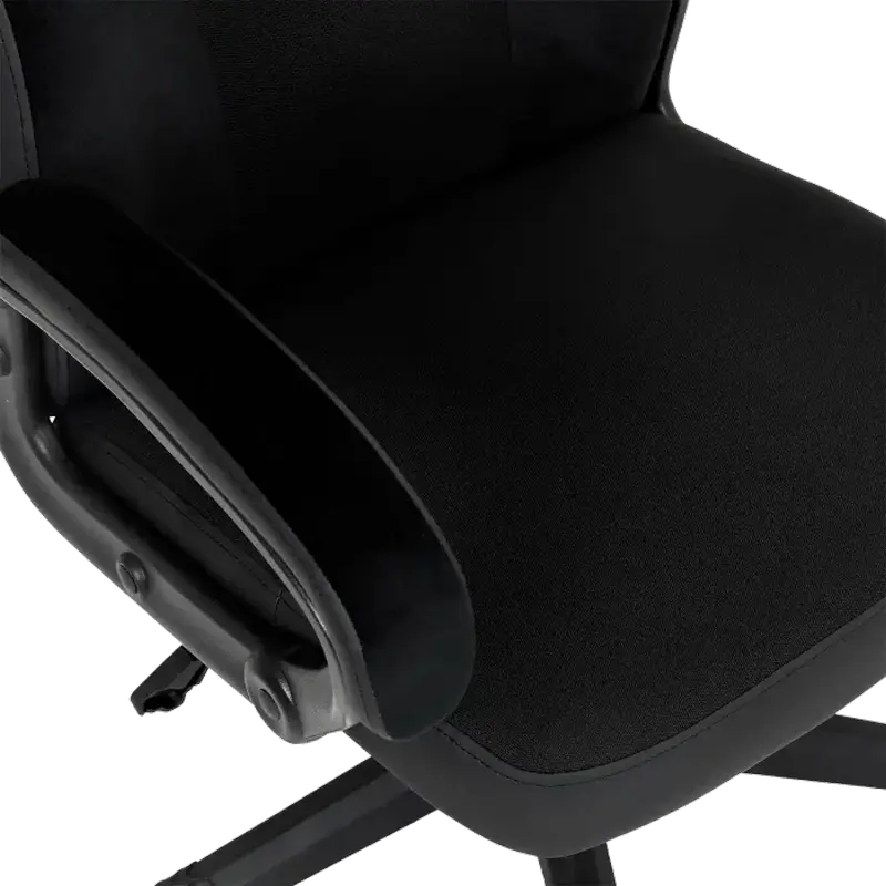 Scaun Gaming HATOR Flash, Țesătură, PU Piele, Alcantara Black [4]