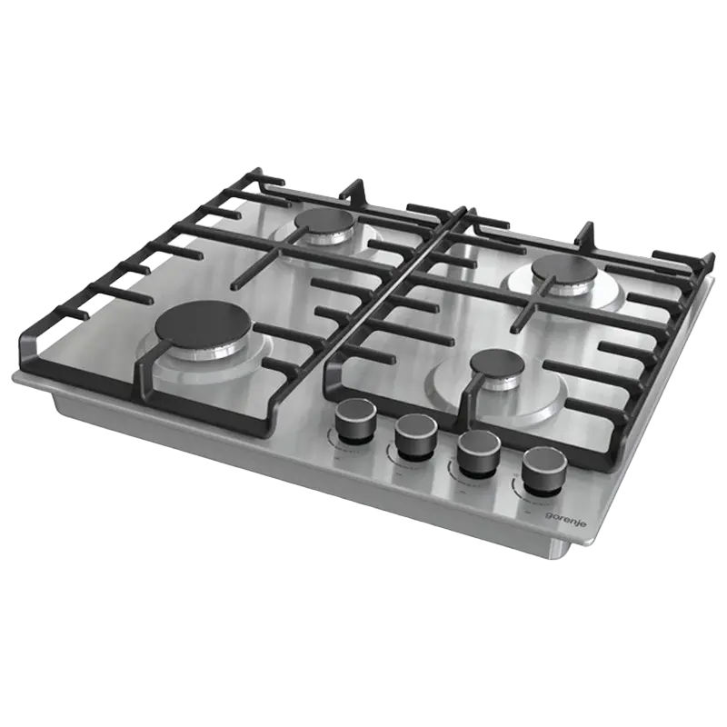 Plită pe Gaz Incorporabilă Gorenje GW 642 ABX, Inox cu Arzător WOK [1]