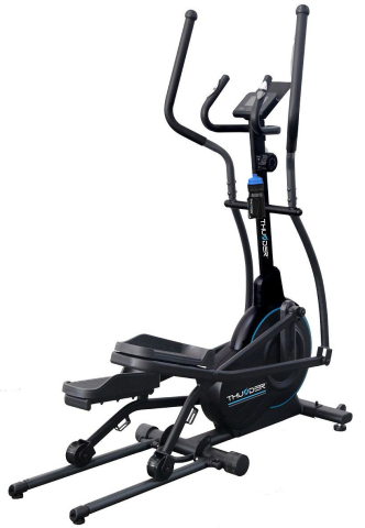 Biciclete eliptice - Bicicletă eliptică Thunder FIZZ – 12 niveluri magnetice + Bluetooth & FitShow + bidon inclus